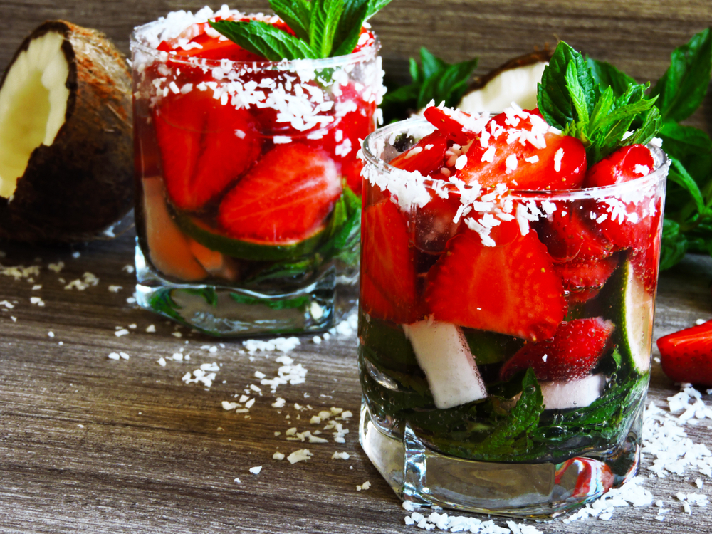 Drink cocco e fragole
