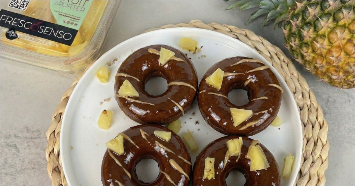 Ciambelline cacao e ananas