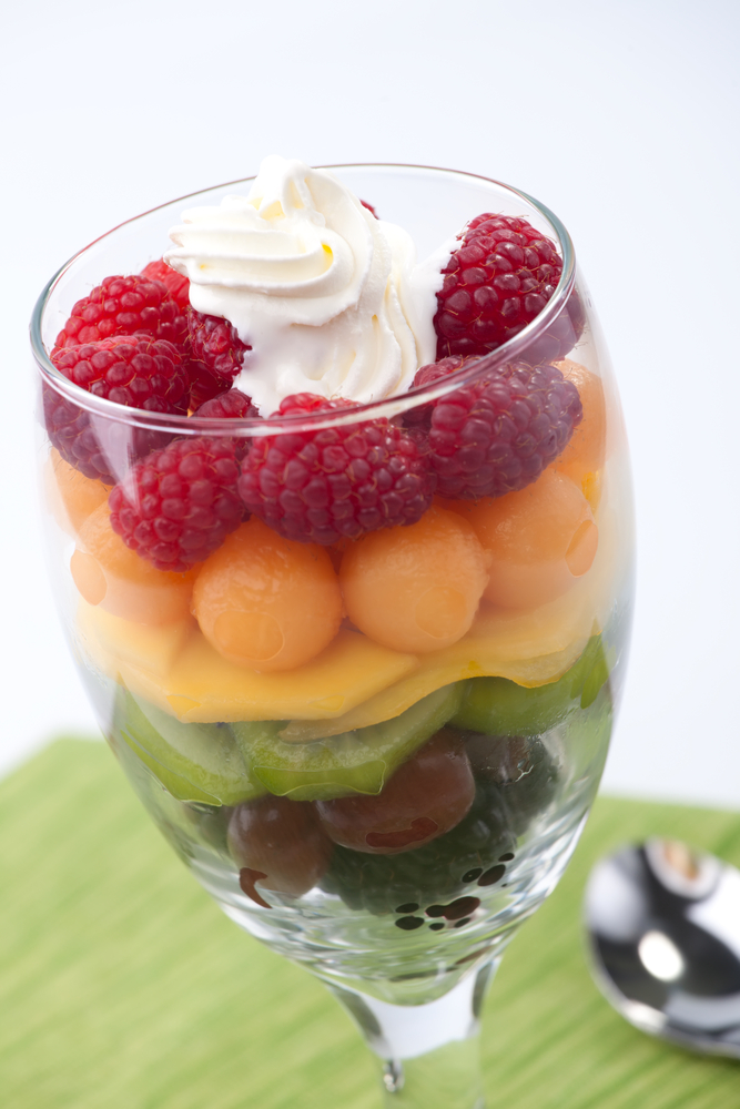 Bicchieri di frutta