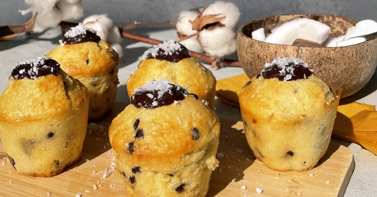 Muffin cocco e cioccolato