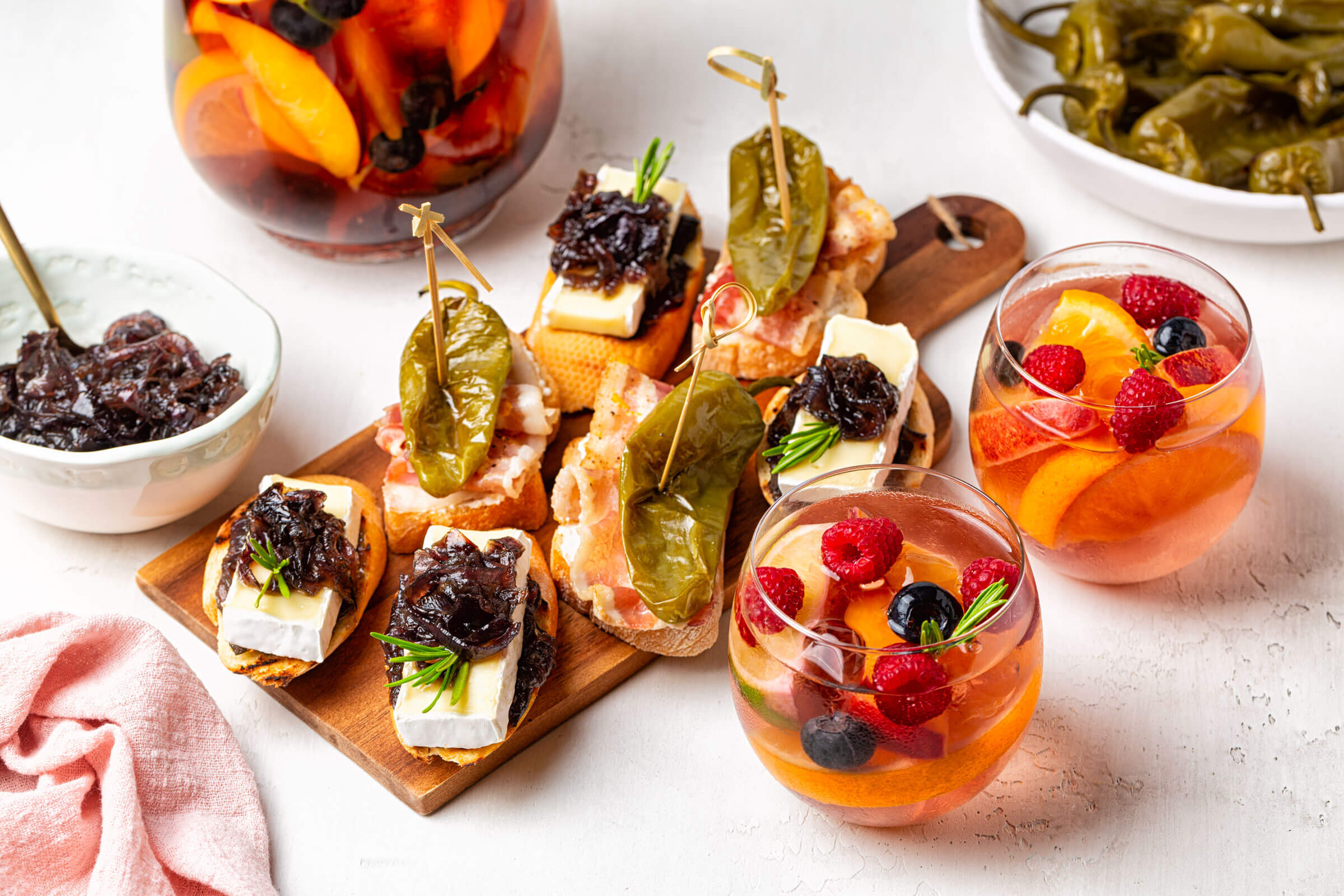 Aperitivo con sangria e tapas