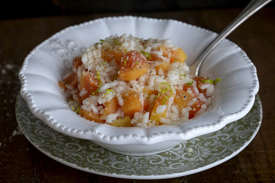 Risotto papaya e lime