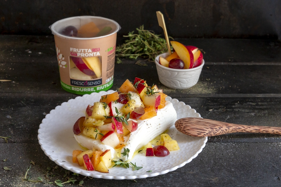 Stracchino marinato con frutta pronta Fresco Senso